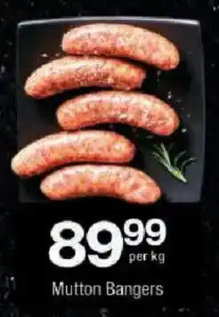 Checkers Mutton Bangers offer