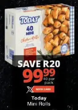 Checkers Today Mini Rolls offer