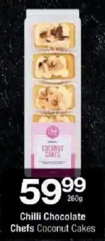 Checkers Chilli Chocolate Chefs Coconut Cakes offer
