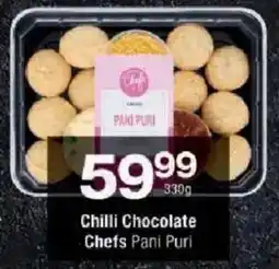 Checkers Chilli Chocolate Chefs Pani Puri offer