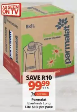 Checkers Parmalat Everfresh Long Life Milk offer