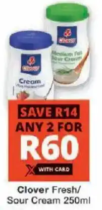Checkers Clover Fresh/ Sour Cream offer