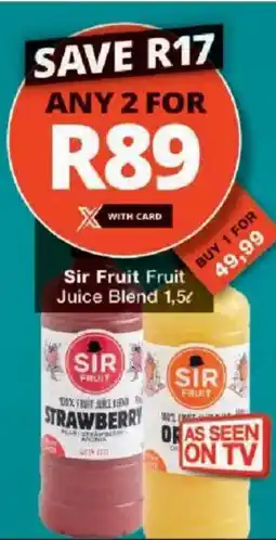 Checkers Sir Fruit Fruit Juice Blend offer