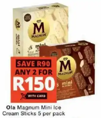 Checkers Ola Magnum Mini Ice Cream Sticks offer