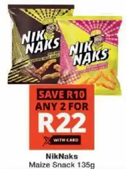 Checkers NikNaks Maize Snack offer