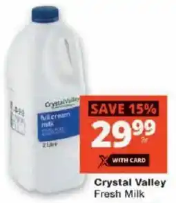 Checkers Crystal Valley Fresh Milk offer