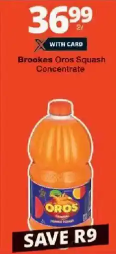 Checkers Brookes Oros Squash Concentrate offer