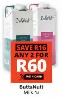 Checkers ButtaNutt Milk offer