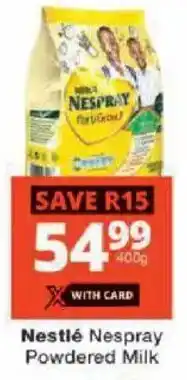 Checkers Nestlé Nespray Powdered Milk offer