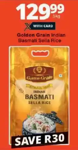 Checkers Golden Grain Indian Basmati Sella Rice offer