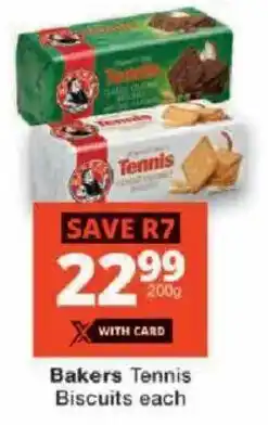 Checkers Bakers Tennis Biscuits offer