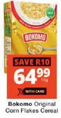 Checkers Bokomo Original Corn Flakes Cereal offer
