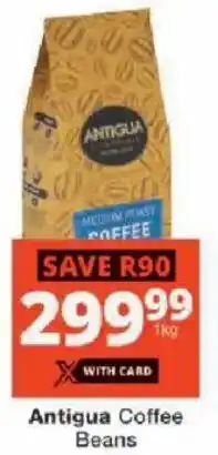 Checkers Antigua Coffee Beans offer