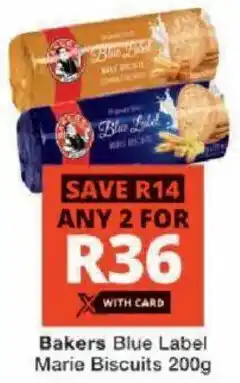 Checkers Bakers Blue Label Marie Biscuits offer