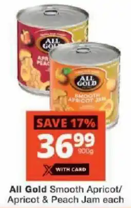 Checkers All Gold Smooth Apricot/ Apricot & Peach Jam offer