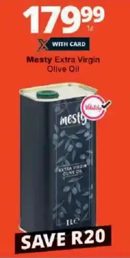 Checkers Mesty Extra Virgin Olive Oil offer