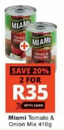 Checkers Miami Tomato & Onion Mix offer