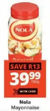 Checkers Nola Mayonnaise offer