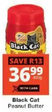 Checkers Black Cat Peanut Butter offer