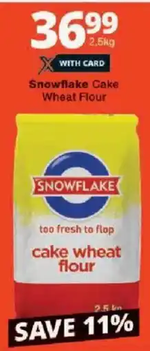 Checkers Snowflake Cake Wheat Flour offer