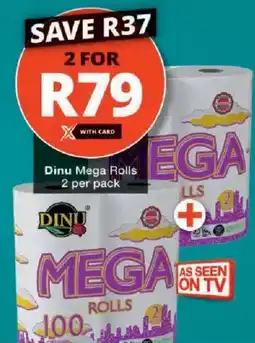 Checkers Dinu Mega Rolls offer