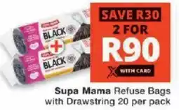 Checkers Supa Mama Refuse Bags with Drawstring offer