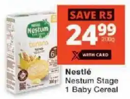 Checkers Nestlé Nestum Stage 1 Baby Cereal offer