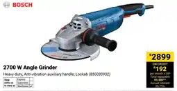Builders Warehouse Bosch 2700 W Angle Grinder offer