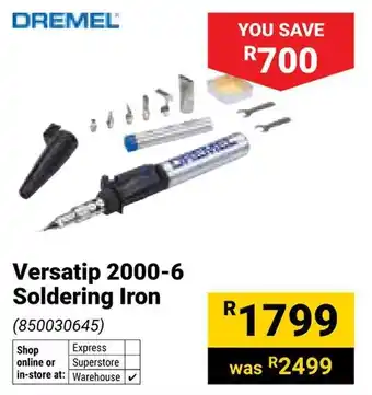 Dremel Versatip 2000-6 Soldering Iron