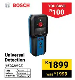 Builders Warehouse Bosch Universal Detection offer
