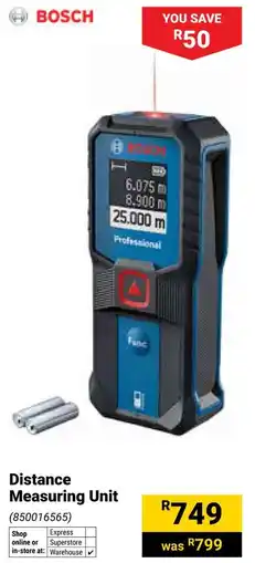Builders Warehouse Bosch Distance Measuring Unit offer