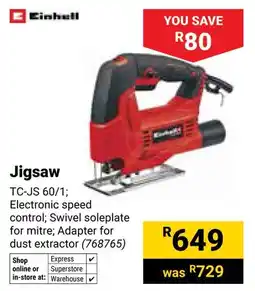 Builders Warehouse Einhell Jigsaw offer
