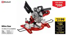 Builders Warehouse Einhell Mitre Saw offer