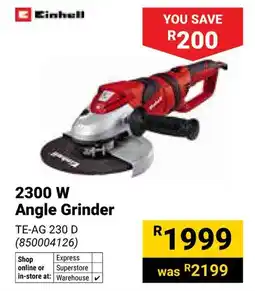 Builders Warehouse Einhell 2300 W Angle Grinder offer