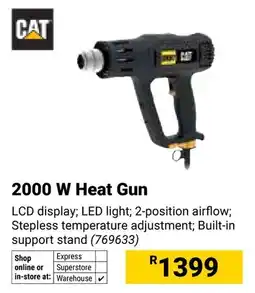 Builders Warehouse CAT 2000 W Heat Gun offer