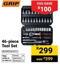 Builders Warehouse Grip Tool Set offer