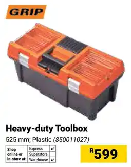 Builders Warehouse Grip Heavy-duty Toolbox offer