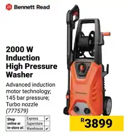 Builders Warehouse Bennett Read 2000 W Induction High Pressure Washer offer