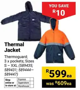 Builders Warehouse Thermal Jacket offer