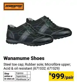 Builders Warehouse Interceptor Wanamume Shoes offer