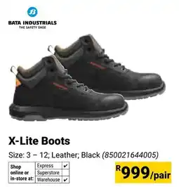Builders Warehouse Bata Industrials X-Lite Boots offer
