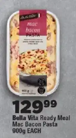 OK Foods Bella Vita Ready Meal Mac Bacon Pasta offer