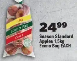 OK Foods Season Standard Apples Econo Bag offer