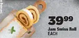OK Foods Jam Swiss Roll offer