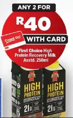 OK Foods First Choice High Protein Recovery Milk offer