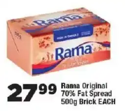 OK Foods Rama Original 70% Fat Spread Brick offer