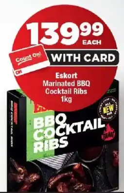 OK Foods Eskort Marinated BBQ Cocktail Ribs offer