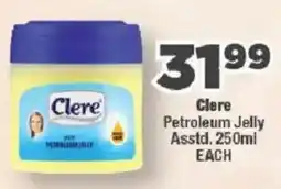 OK Foods Clere Petroleum Jelly offer