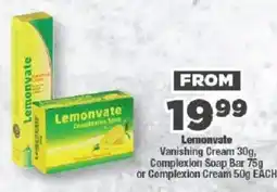 OK Foods Lemonvate Vanishing Cream, Complexion Soap Bar or Complexion Cream offer