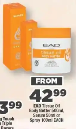 OK Foods EAD Tissue Oil Body Butter, Serum or Spray offer